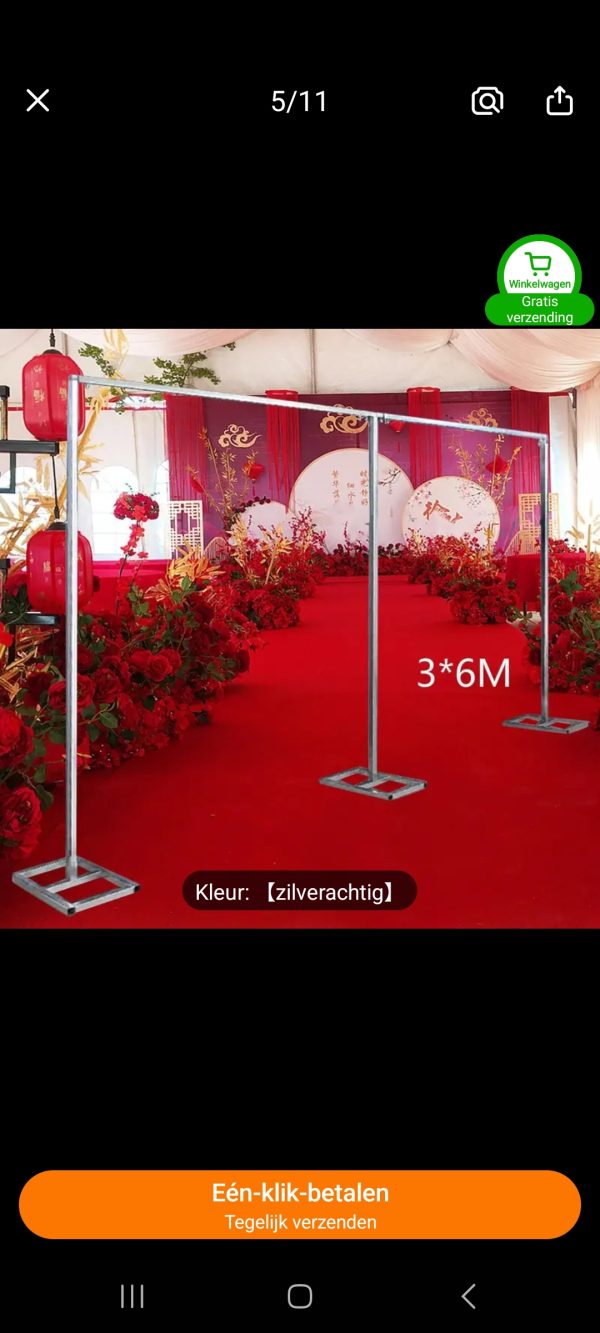Frame voor versiering  6x3